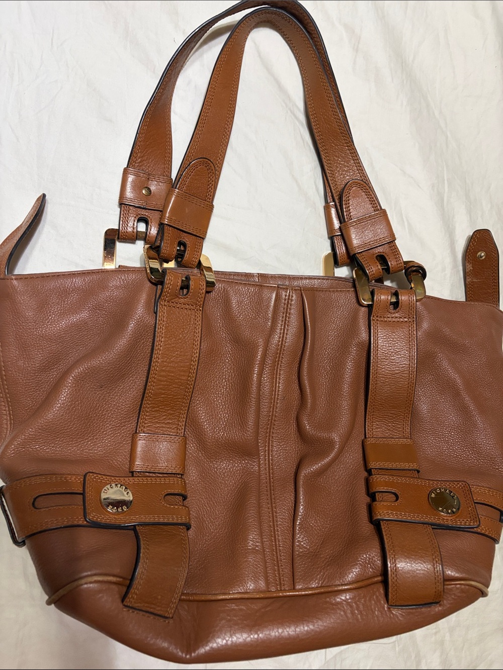 Michael Kors Brown Leather Shoulder Bag